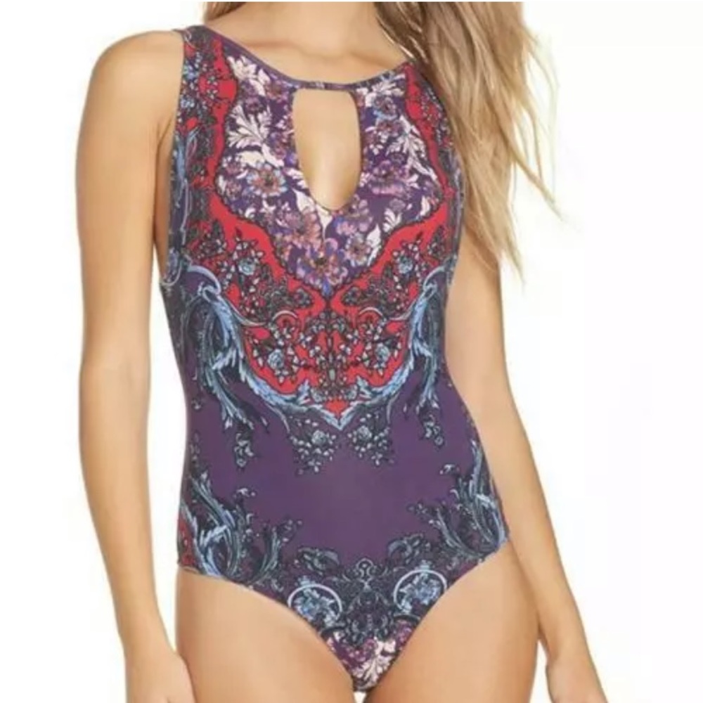 Free people paisley bodysuit